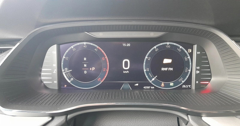 Skoda Octavia cena 119700 przebieg: 42596, rok produkcji 2021 z Gliwice małe 277